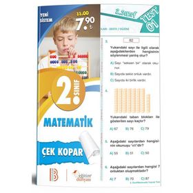 2. Sınıf Matematik Çek Kopar Yaprak Test-Benim Hocam Eğitim Dünyası