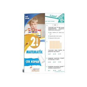 2. Sınıf Matematik Çek Kopar Yaprak Test-Benim Hocam Eğitim Dünyası