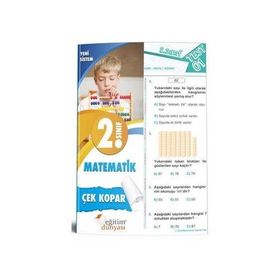 2. Sınıf Matematik Çek Kopar Yaprak Test-Benim Hocam Eğitim Dünyası