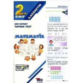 2.Sınıf Matematik Çek Kopart Yaprak Test Açı Yayınları