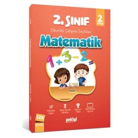 2. Sınıf Matematik Etkinlikli Çalışma Sayfaları 2. Kitap-Pekiyi Yayınları