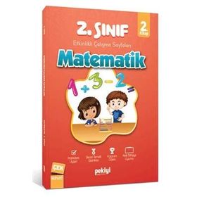 2. Sınıf Matematik Etkinlikli Çalışma Sayfaları 2. Kitap-Pekiyi Yayınları