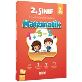 2. Sınıf Matematik Etkinlikli Çalışma Sayfaları 2. Kitap-Pekiyi Yayınları