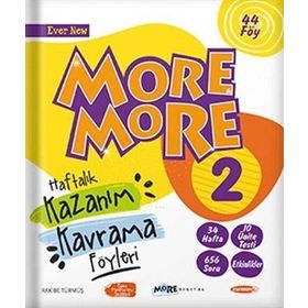 2. Sınıf More More Haftalık Kazanım Kavrama Föyleri 44 Föy Kurmay Elt