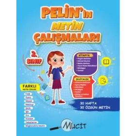 2. Sınıf Pelin ile Metin Çalışmaları Türkçe-Mucit Yayınları