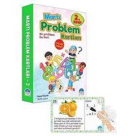 2 Sınıf Problem Kartları - Yaz Sil Kalemli - Kolektif