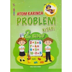2. Sınıf Problemler Kitabı Ahmet Çelikkol Atom Karınca Yayınları
