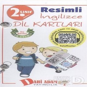 2. Sınıf Resimli İngilizce Dil Kartları Akıllı Adam Yayınları