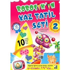 2. Sınıf Robotikin Yaz Tatil Seti Damla Yayınları