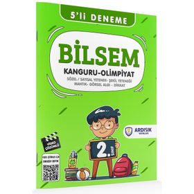 2. Sınıf Tamamı Video Çözümlü 5'li Bilsem Deneme Sınavı Ardışık Yayınları