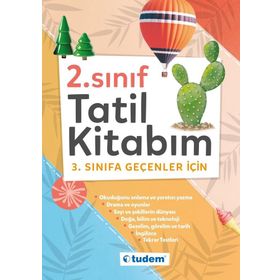 2. Sınıf Tatil Kitabım Tudem Yayınları 3. Sınıfa Geçenler İçin Yaz Tatil Kitabı
