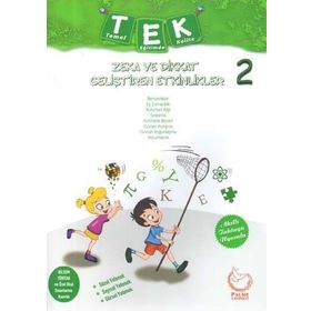 2 Sınıf Tek Zeka ve Dikkat Geliştiren Etkinlikler Palme Yayınları