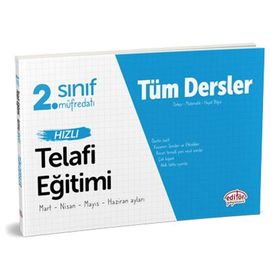 2. Sınıf Tüm Dersler Hızlı Telafi Eğitimi Editör Yayınları