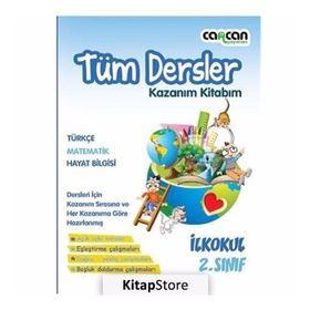 2. Sınıf Tüm Dersler Kazanım Kitabım - Kollektif - Cancan Yayınları