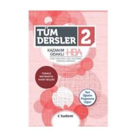 2. Sınıf Tüm Dersler Kazanım Odaklı Hba Tudem Yayınları