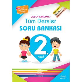 2. Sınıf Tüm Dersler Soru Bankası Element Yayınları Yeni Müfredat