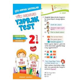 2.Sınıf Tüm Dersler Soru Bankası + Yaprak Test Set Element