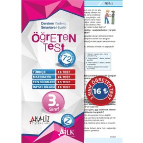 2. Sınıf Tüm Dersler Yaprak Test Analiz Yayınları