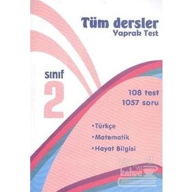 2. Sınıf Tüm Dersler Yaprak Test - Celal Akbaş