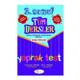 2. Sınıf Tüm Dersler Yaprak Test Tanışır Yayınları