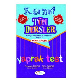 2. Sınıf Tüm Dersler Yaprak Test Tanışır Yayınları