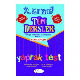 2. Sınıf Tüm Dersler Yaprak Test Tanışır Yayınları