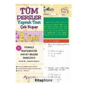 2. Sınıf Tüm Dersler Yaprak Test Yeni Müfredat Kollektif Faktör Yayınları