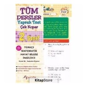 2. Sınıf Tüm Dersler Yaprak Test Yeni Müfredat Kollektif Faktör Yayınları
