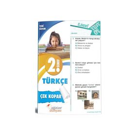 2. Sınıf Türkçe Çek Kopar Yaprak Test-Benim Hocam & Eğitim Dünyası