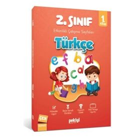 2. Sınıf Türkçe Etkinlikli Çalışma Sayfaları 1. Kitap-Pekiyi Yayınları