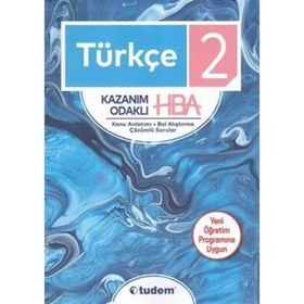 2.Sınıf Türkçe Kazanım Odaklı HBA-Tudem Yayınları