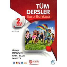 2. Sınıf Türkçe - Matematik - Hayat Bilgisi - İngilizce Tüm Dersler Soru Bankası