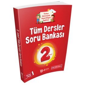 2. Sınıf Türkçe - Matematik - Hayat Bilgisi - İngilizce Tüm Dersler Soru Bankası