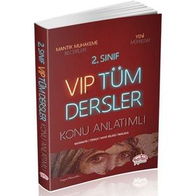 2. Sınıf VIP Tüm Dersler Konu Anlatımlı - Editör Yayınları