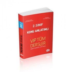 2. Sınıf VIP Tüm Dersler Konu Anlatımlı - Editör Yayınları