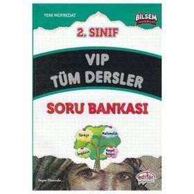 2. Sınıf Vip Tüm Dersler Soru Bankası Kollektif Editör Yayınlar