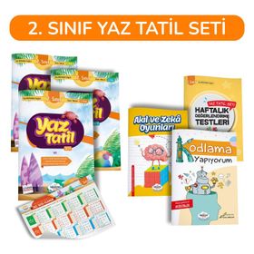 2. Sınıf Yaz Tatil Kitabı Seti 2020-2021-Öğretmen Evde Yayınları