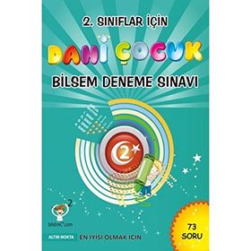 2. Sınıflar İçin Dahi Çocuk Bilsem Deneme Sınavı Kollektif Altın Nokta Basım Yayın Dağıtım