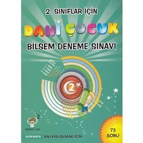 2. Sınıflar İçin Dahi Çocuk Bilsem Deneme Sınavı Kollektif Altın Nokta Basım Yayın Dağıtım