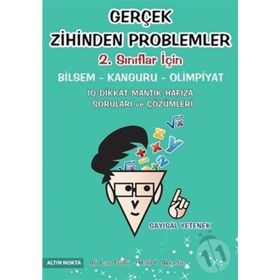 2.Sınıflar İçin Gerçekten Zihinden Problemler Altın Nokta Yayınları