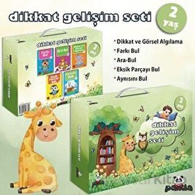 2 Yaş Dikkat Gelişim Seti Afife Çoruk Beyaz Panda Yayınları