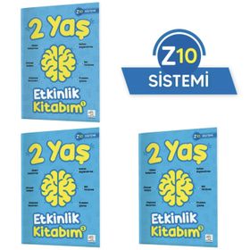 2 Yaş Etkinlik Kitabım Seti - Z10 Sistemi - Yükselen Zeka Yayınları
