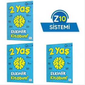 2 Yaş Etkinlik Kitabım Seti - Z10 Sistemi - Yükselen Zeka Yayınları