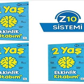 2 Yaş Etkinlik Kitabım Seti - Z10 Sistemi - Yükselen Zeka Yayınları