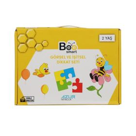 2 Yaş Görsel Ve İşitsel Dikkat Seti-Bee Smart