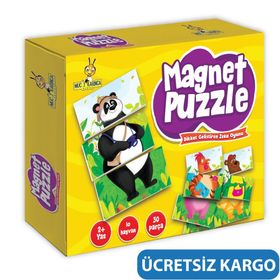 2+ Yaş Magnet Puzzle Dikkat Geliştiren Zeka Oyunu - Yükselen Zeka Yayınevi