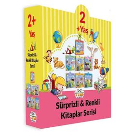 2+ Yaş Sürprizli - Renki Kitaplar Serisi - 7 Kitap Takım - 0-6 Yaş Yayınları