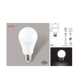 20 ADET CT 4277 Cata 9W Led Ampul Günışığı 3200k E27 Duy