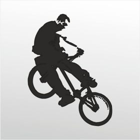 20 cm Bisiklet Folyo Sticker