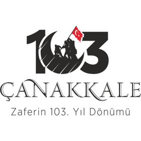 20 cm Çanakkale Zaferi 103.yıldönümü Folyo Sticker